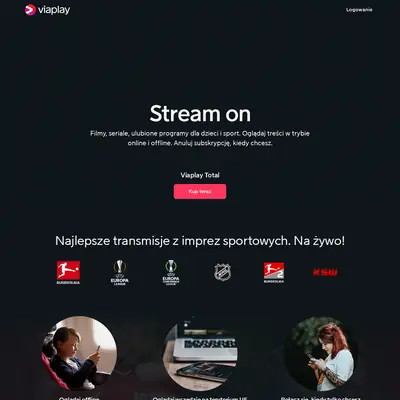 Viaplay.pl startsida 2022