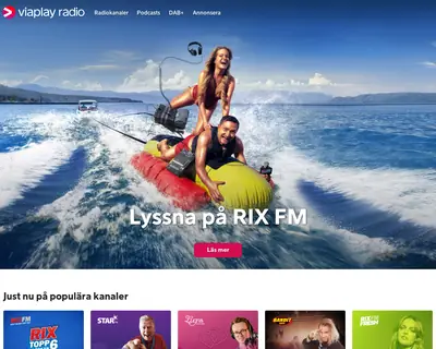 Power Hit Radio startsida 2026
