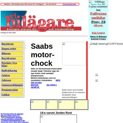 Bil startsida 2000