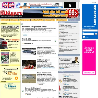 Bil startsida 2004