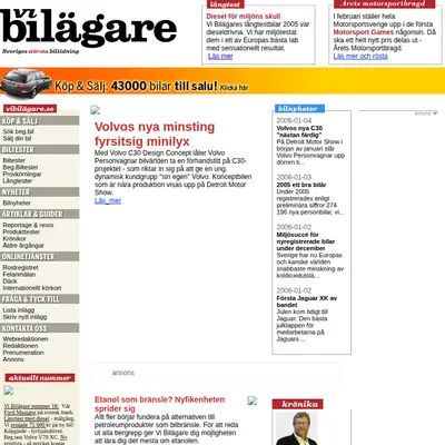 Bil startsida 2006