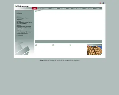 Vida Nytt startsida 2009