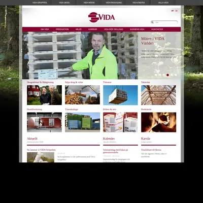 Vida Nytt startsida 2016