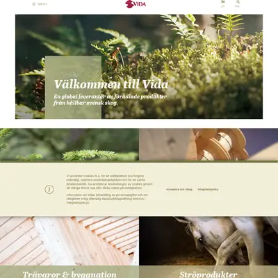 Vida Nytt startsida 2019