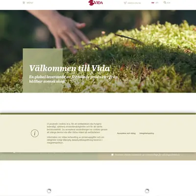 Vida Nytt startsida 2021