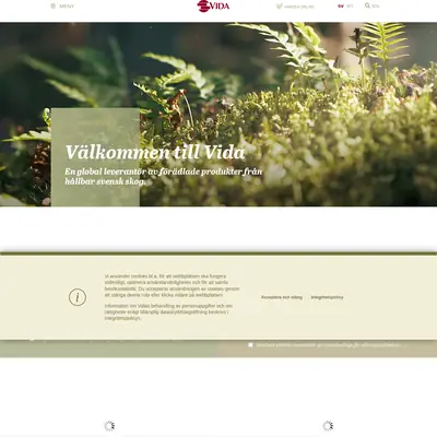 Vida Nytt startsida 2022