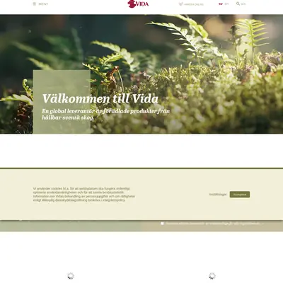 Vida Nytt startsida 2023