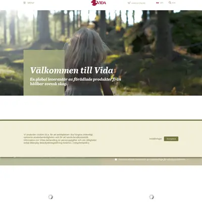 Vida Nytt startsida 2024