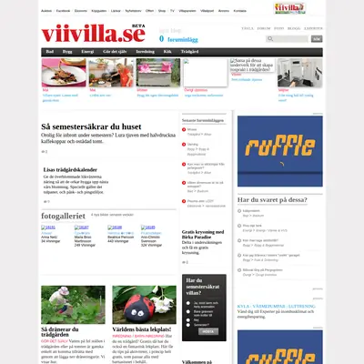 Vi i Villa startsida 2011