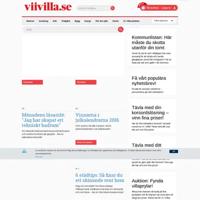 Vi i Villa startsida 2017