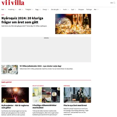 Vi i Villa startsida 2025