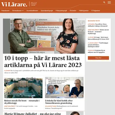 Vi Lärare startsida 2024