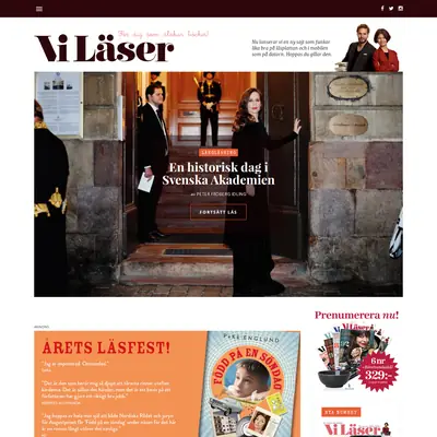 Vi Läser startsida 2015