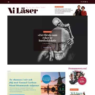 Vi Läser startsida 2016