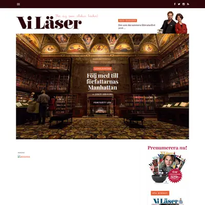 Vi Läser startsida 2017