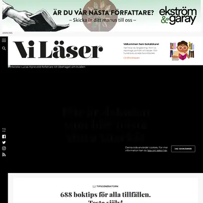 Vi Läser startsida 2021