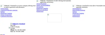 www.vildmark.se startsida 1997