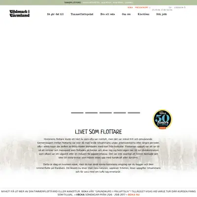 www.vildmark.se startsida 2017