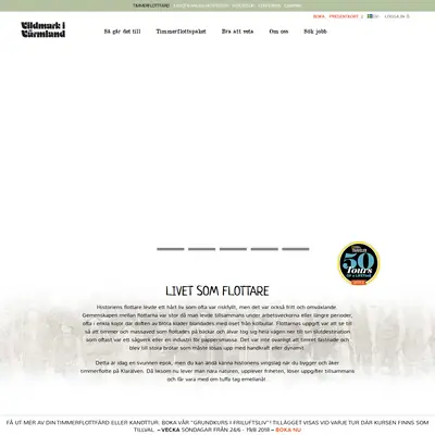 www.vildmark.se startsida 2018