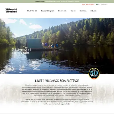 www.vildmark.se startsida 2019