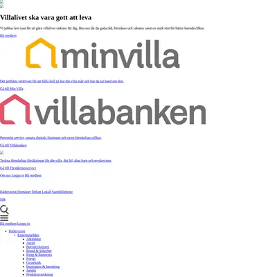 Villaägarnas nyhetsbrev startsida 2019