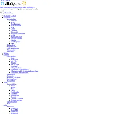 Villaägarnas nyhetsbrev startsida 2023