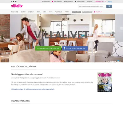 Villalivet startsida 2016