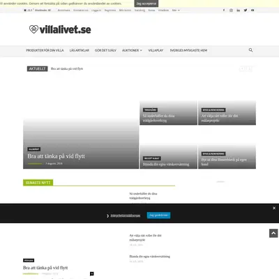 Villalivet startsida 2018