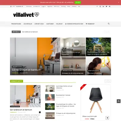 Villalivet startsida 2019