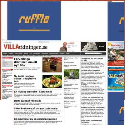 Villatidningen startsida 2012