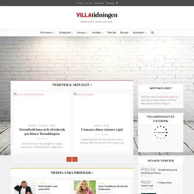 Villatidningen startsida 2017
