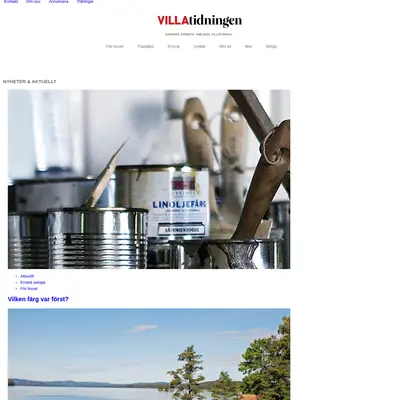 Villatidningen startsida 2020
