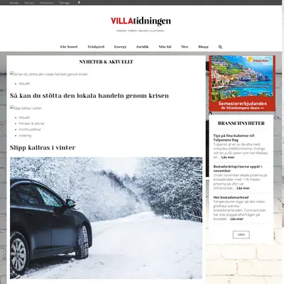Villatidningen startsida 2021