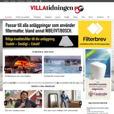 Villatidningen startsida 2025