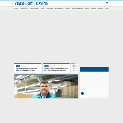 vimmerbytidning.se startsida 2022
