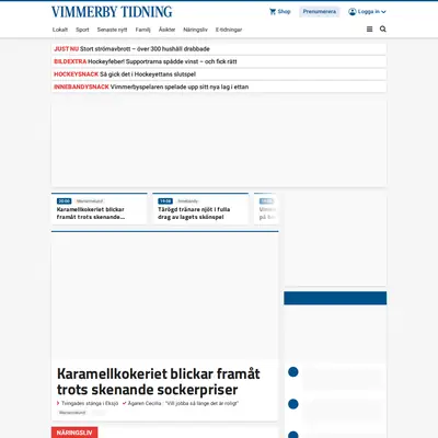 vimmerbytidning.se startsida 2023