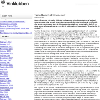 Vinklubben startsida 2014