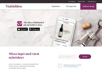 Vinklubben startsida 2018