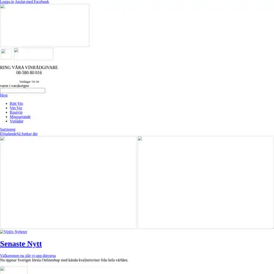 vinliv.se startsida 2012