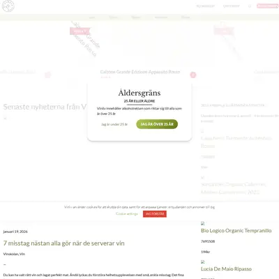 vinliv.se startsida 2026