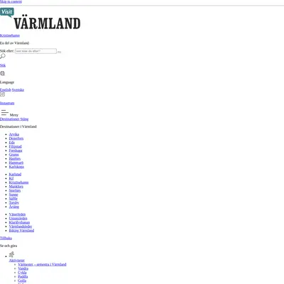 www.visitkristinehamn.se startsida 2023