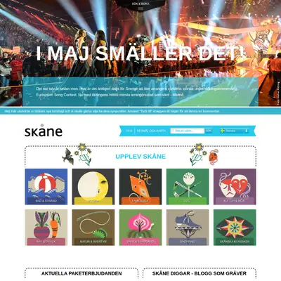 visitskane.com startsida 2013
