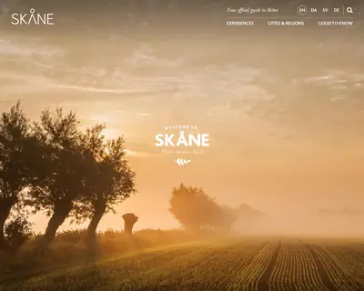visitskane.com startsida 2017