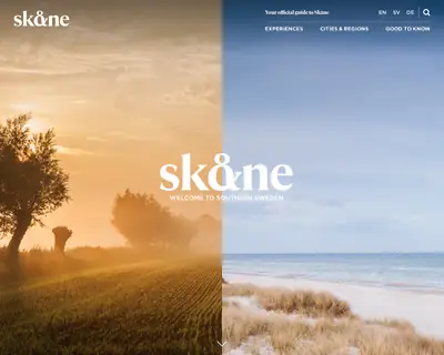 visitskane.com startsida 2019