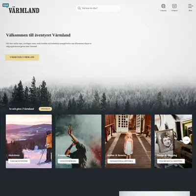 visitvarmland.com startsida 2023