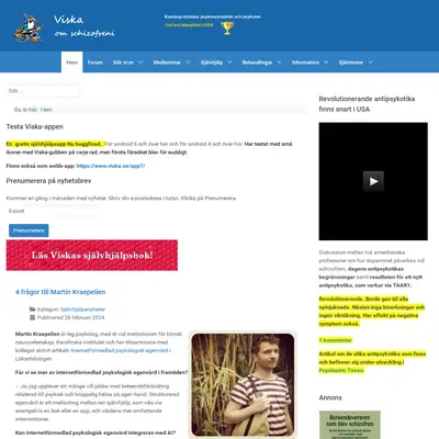 ViSKA! startsida 2024