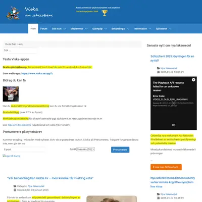 ViSKA! startsida 2025