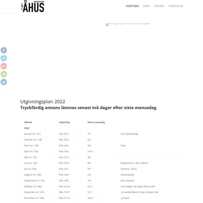 VI SYNS I ÅHUS startsida 2022