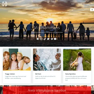 Vi Tillsammans startsida 2025