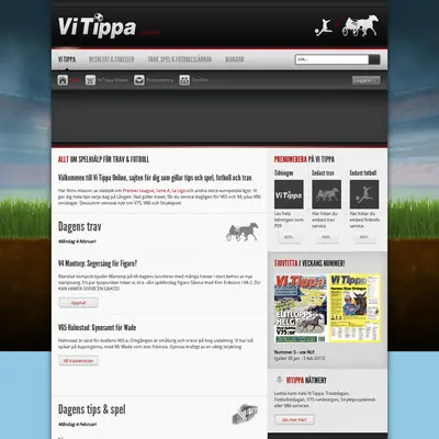 Vi Tippa startsida 2013